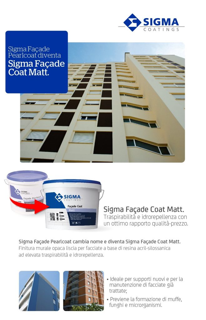 SIGMA FAÇADE PEARLCOAT DIVENTA SIGMA FAÇADE COAT MATT